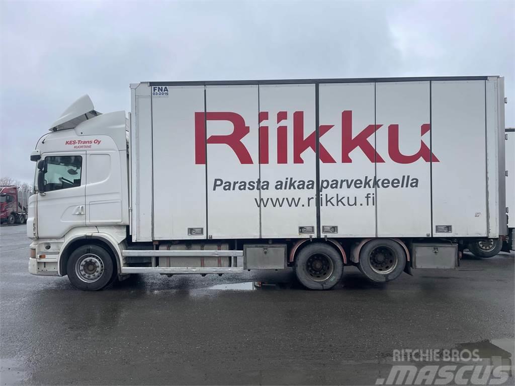 Scania R-500 6x2-4750, 7,5m VAK:n 2-taso kori Van Body Trucks