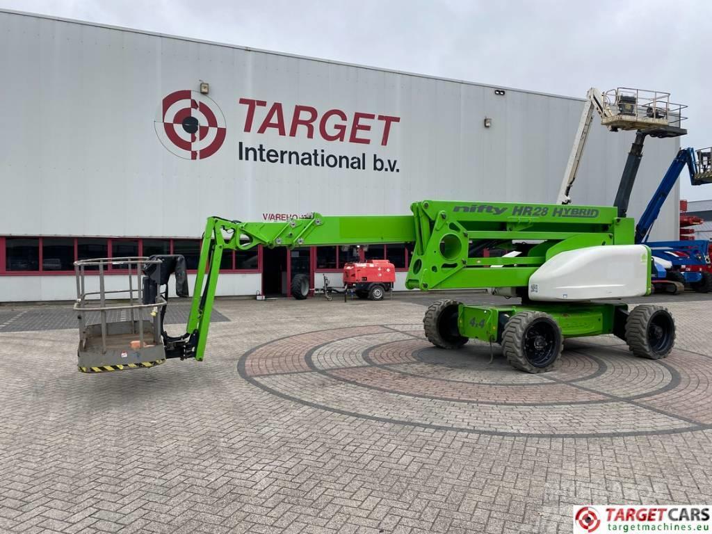 Niftylift HR28 Hybrid 4x4 Articulated Boom Work Lift 2800cm Compact self-propelled boom lifts