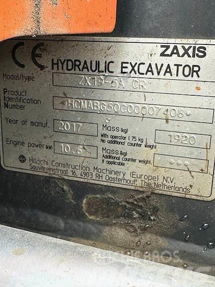 Hitachi ZX19-5A CR Mini excavators < 7t
