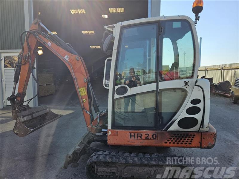 Terex HR 2.0 incl. 5 skovle og grubbetand Mini excavators < 7t