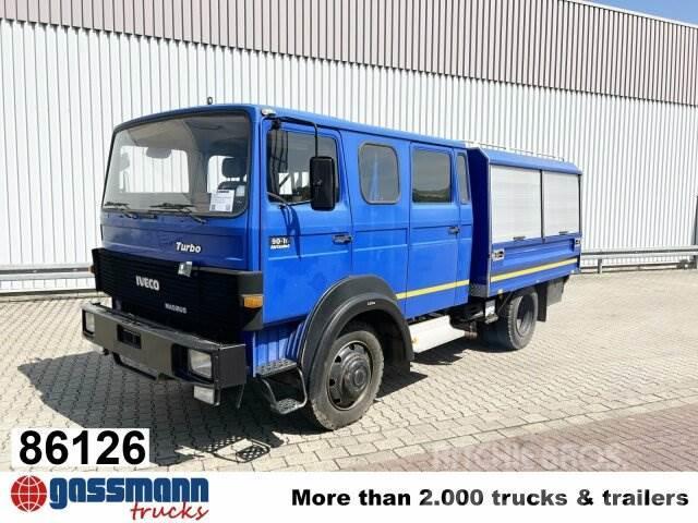 Iveco 90-16 AW 4x4 Doka, Mannschaftswagen Flatbed/Dropside trucks