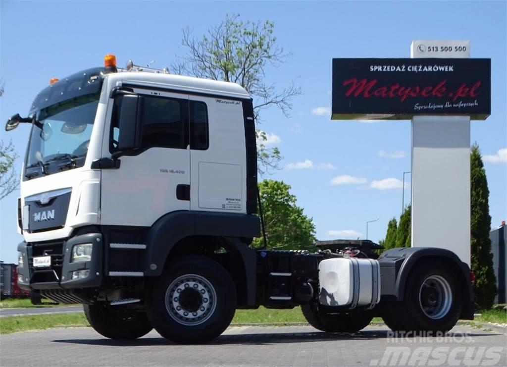 MAN TGS 18.420 / LOW CAB / 4X4 - HYDRDRIVE / HYDRAULIC Truck Tractor Units