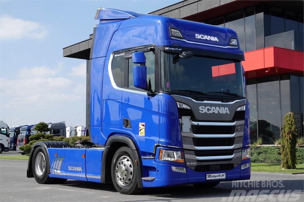 Scania R 450 / RETARDER / 2018 YEAR / LED / EURO 6 / Truck Tractor Units