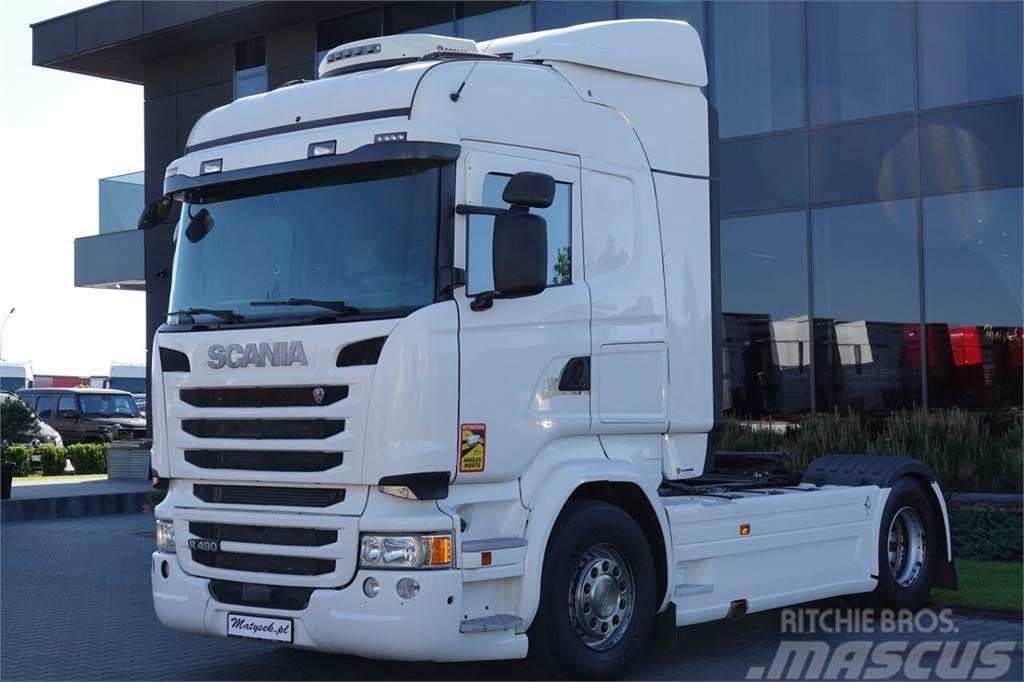 Scania R 490 / RETARDER / HYDRAULIKA DO WYWROTU / I-PARK  Truck Tractor Units