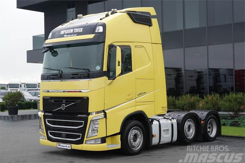 Volvo FH 500 / 6X2 / PUSHER / LOW DECK / STEERING AXLE / Truck Tractor Units
