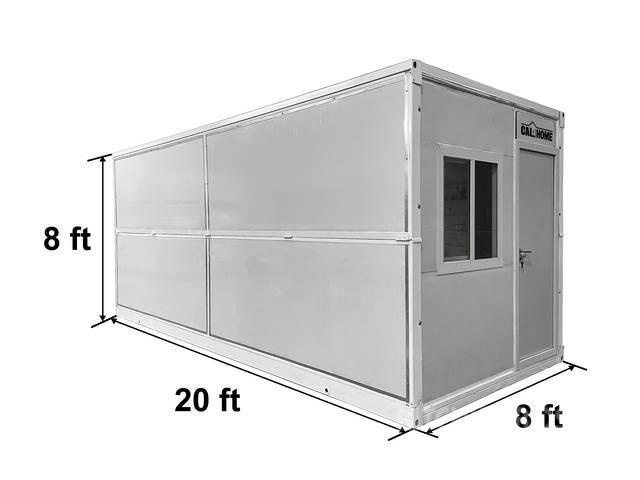  20 ft x 8 ft x 8 ft Foldable Metal Storage Contain Storage containers