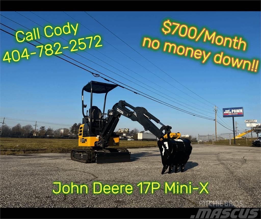 John Deere 17 P Mini excavators < 7t