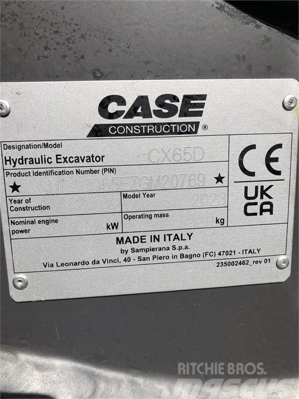 CASE CX65D Mini excavators < 7t