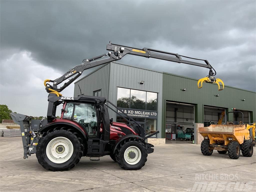Valtra T154 Active C/W Roof Mounted Kelsa 500T Forestry C Other farming machines
