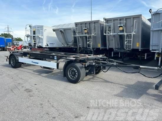 KRONE AZ, MAXI-LAFETTE BPW-ACHSEN Containerframe/Skiploader trailers