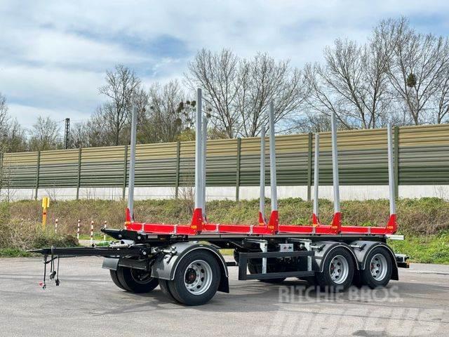  HTA27 HD 3-Achsen Zwillingsbereifung Schemel Timber trailers