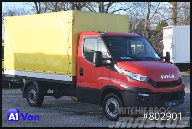 Iveco Daily 35S13, Pritsche+Plane, Tautliner/curtainside trucks