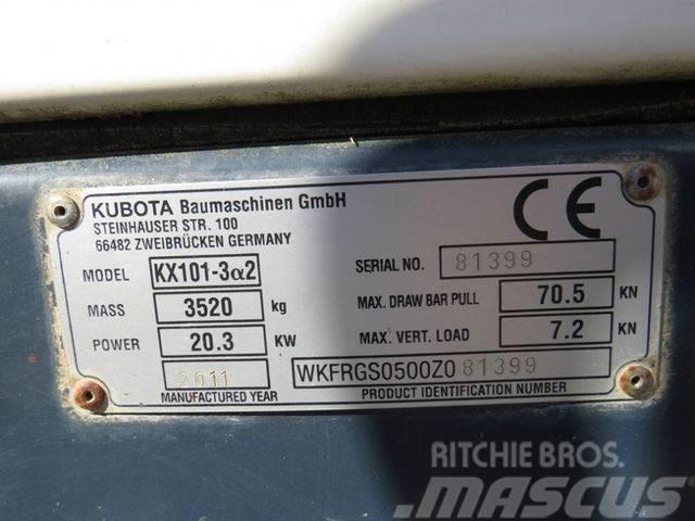 Kubota Minibagger KX 101-3 Minibagger Mini excavators < 7t