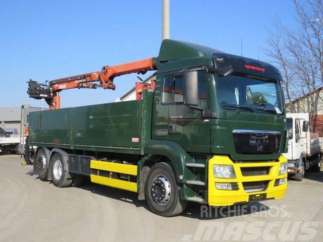 MAN TG-S 26.400 6x2-2 BL Pritsche Heckkran Atlas 165 Flatbed/Dropside trucks