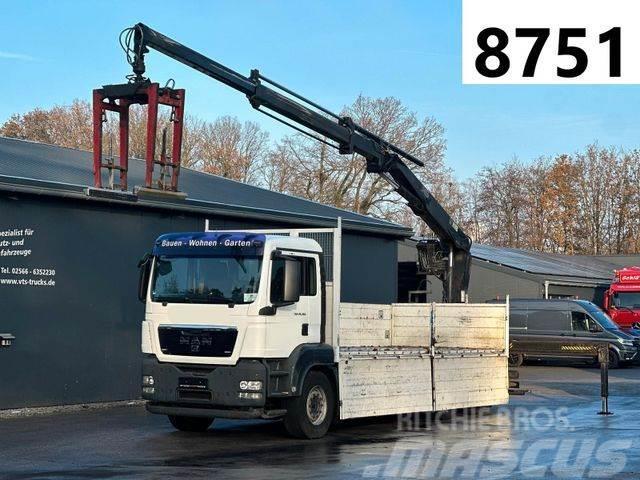 MAN TGS 26.360 6X2-2 BL Euro5 Pritsche + HIAB 166K Flatbed/Dropside trucks