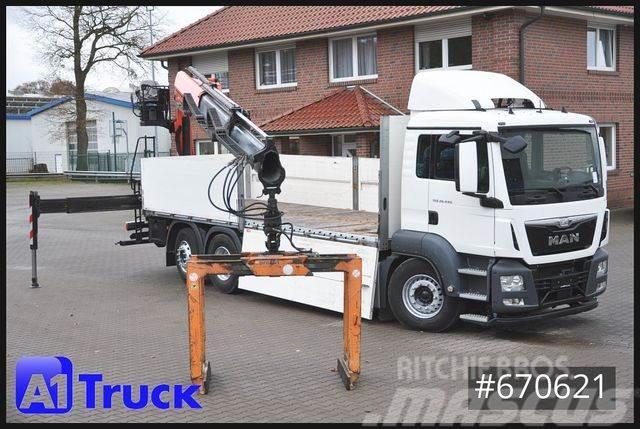MAN TGS 26.440, Kran PK20.501L Lenkachse, Flatbed/Dropside trucks