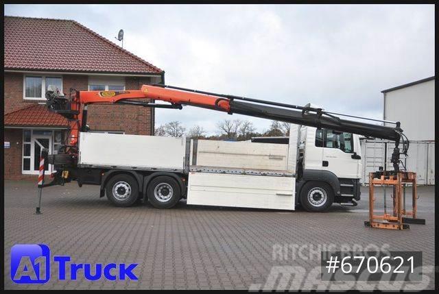 MAN TGS 26.440, Kran PK20.501L Lenkachse, Flatbed/Dropside trucks