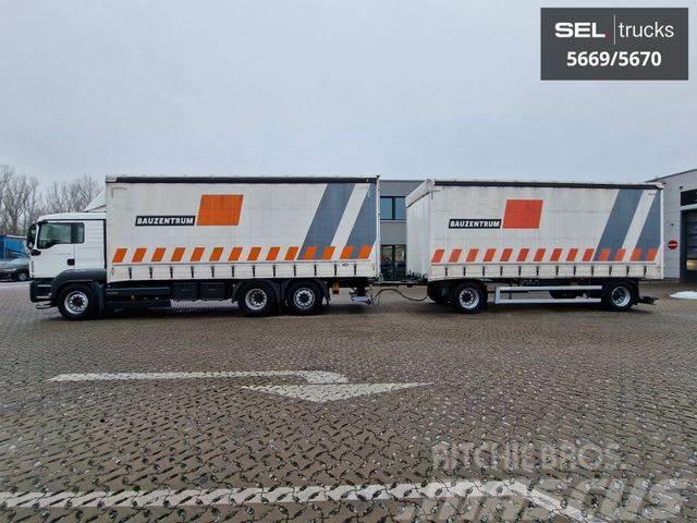 MAN TGS 26.440/Lenkachse/Staplerhaltrng./ KOMPLETT!! Tautliner/curtainside trucks