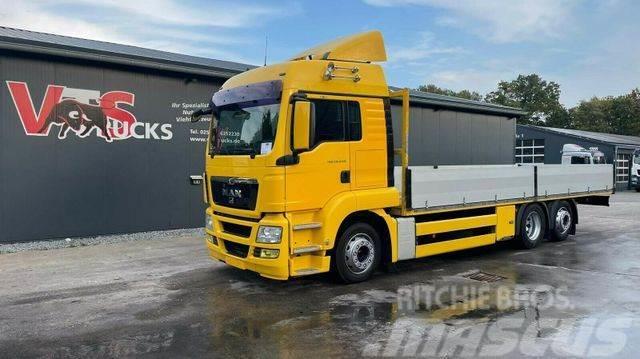 MAN TGS 26.440 LL EU4 6x2 Lenk/Lift Retarder Flatbed/Dropside trucks