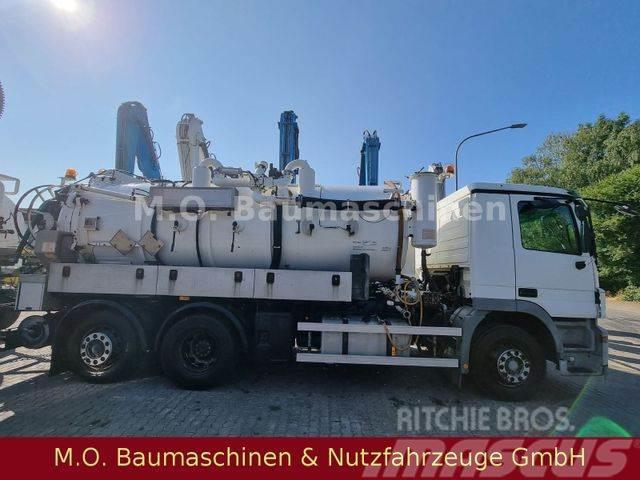 Mercedes-Benz Actros 2541 / Saug- &amp; Spühlwagen / 11.000 L /A Sewage disposal Trucks