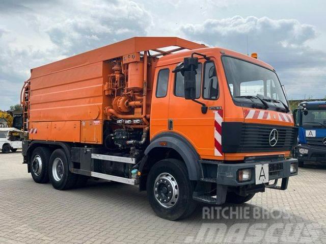 Mercedes-Benz SK 2538 L 6x2 Saug + Spülwagen org.161tkm, Top Sewage disposal Trucks
