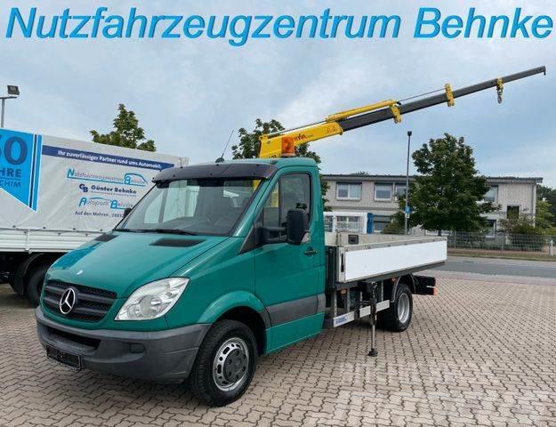 Mercedes-Benz Sprinter 519 CDI Pritsche / Hyva Kran 4,2m=600kg Ldv/dropside