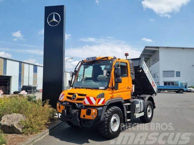 Mercedes-Benz Unimog U318 4x4 Hydraulik, Klima, Zapfwelle Tipper trucks