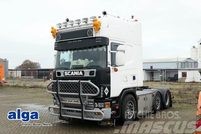 Scania R 164 6x2, V8, Hydraulik, ADR, Klima,Lampenbügel Truck Tractor Units