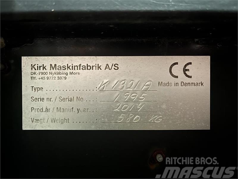 Kirk Mandskabskurv K1321A m. hydraulisk sving og alu bu Telescopic handlers