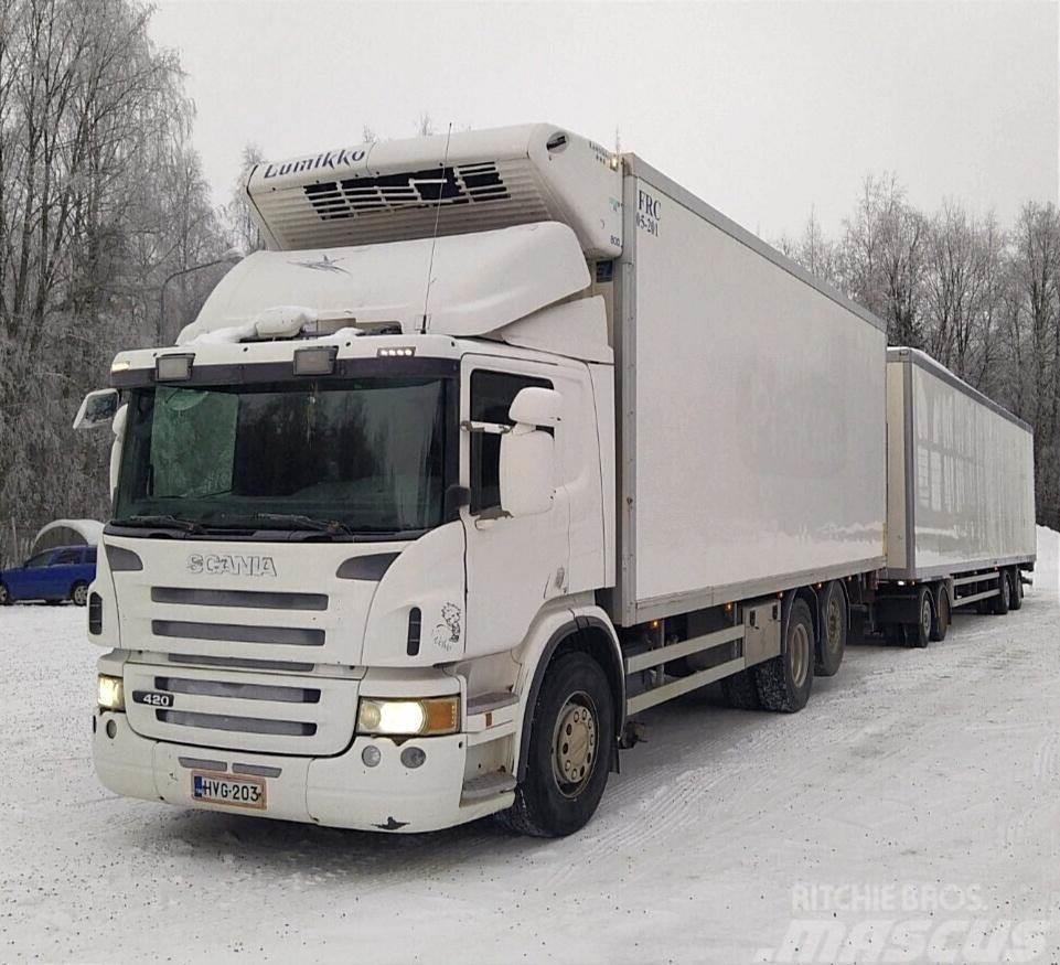 Scania P420 kylmäkoriyhdistelmä 6x2 Temperature controlled trucks
