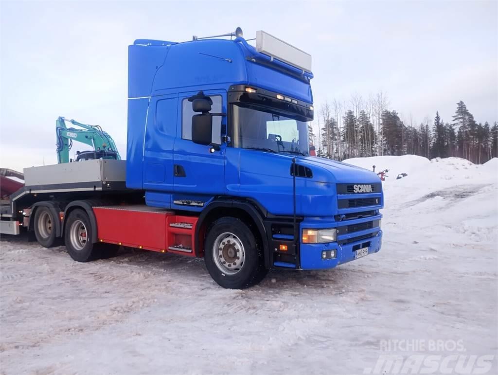 Scania T124 kippihydrauliikalla Truck Tractor Units