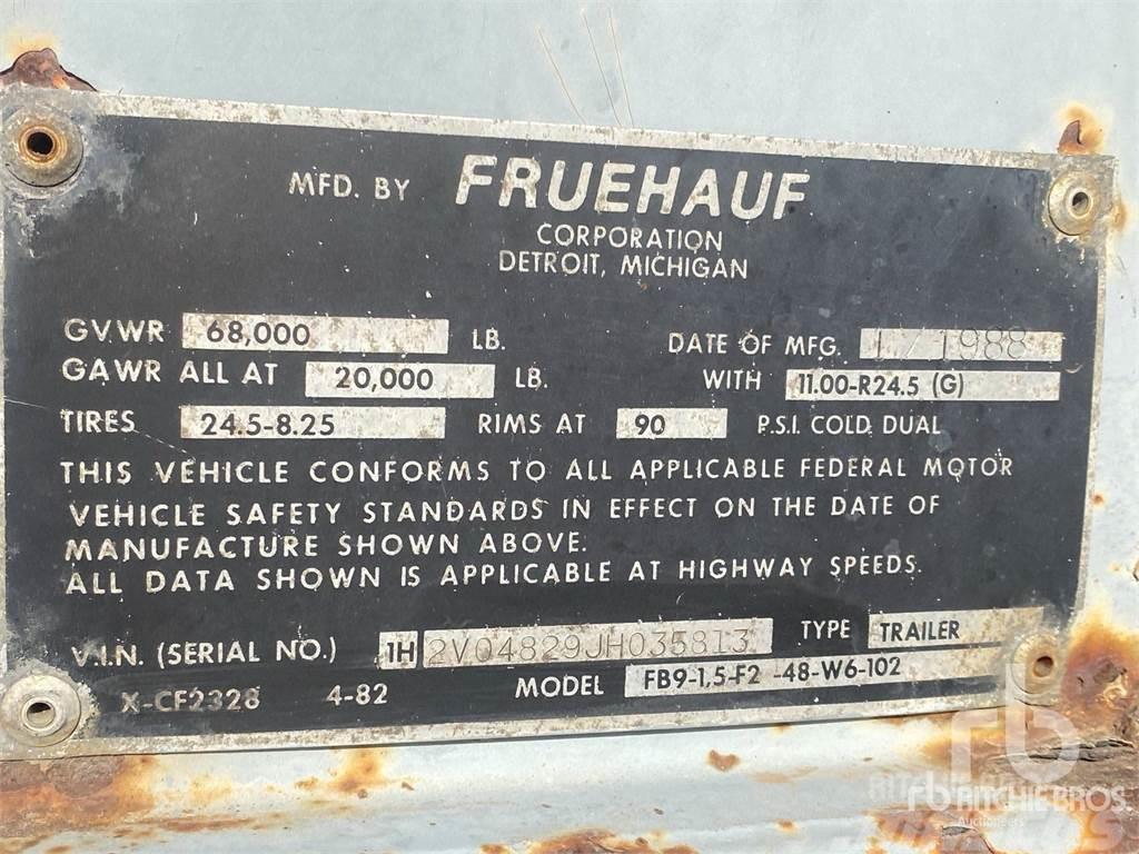 Fruehauf 48 ft x 102 in T/A Box body semi-trailers
