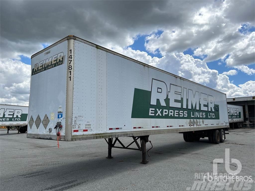 Manac 53 ft x 102 in T/A Box body semi-trailers