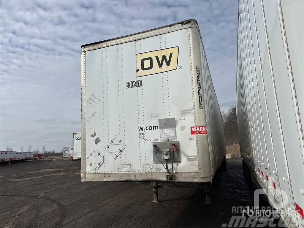Wabash 53 ft x 102 in T/A Box body semi-trailers