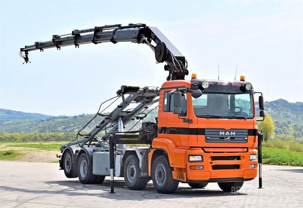 MAN TGA 35.480 *KRAN /FUNK Cable lift demountable trucks