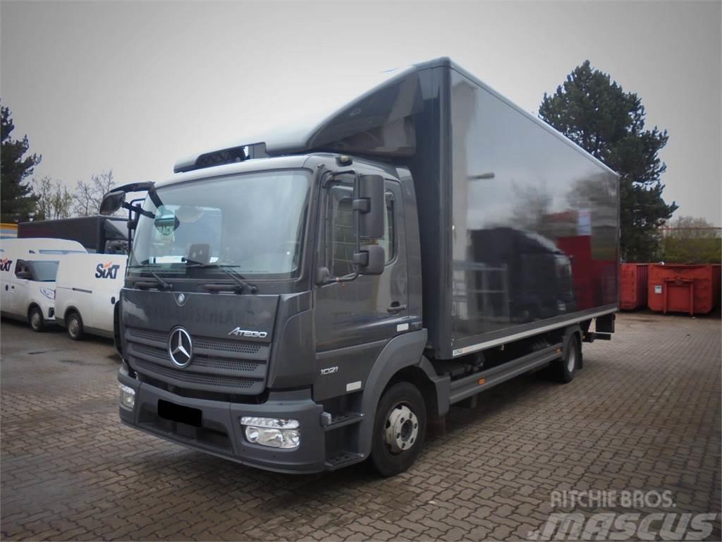 Mercedes-Benz Atego 1021 Koffer + tail lift Van Body Trucks