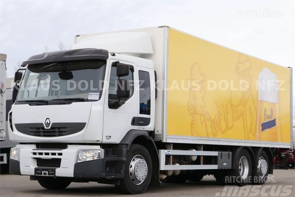 Renault Premium 430 6x2 Koffer + tail lift Van Body Trucks