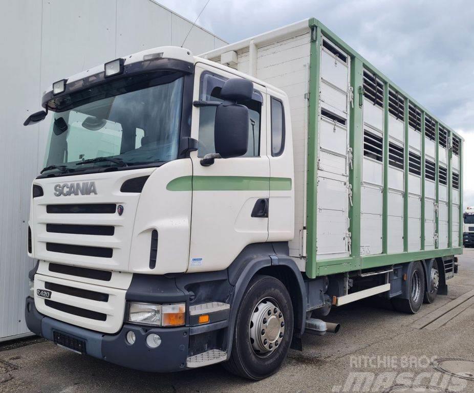 Scania R 420 LB Livestock carrying trucks
