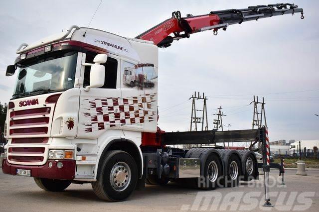 Scania R 480 8x4 FASSI 455 EURO 5 KRAN cran Tractor Units
