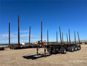 Peerless 48 ft Quad/A Hayrack Log Trailer