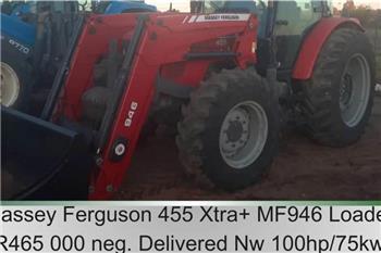 Massey Ferguson 455 Xtra + MF 946 loader - 100hp / 75kw
