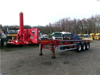 Dennison 3-axle tipping container trailer 30 ft.