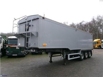 Wilcox Tipper trailer alu 52 m3 + tarpaulin