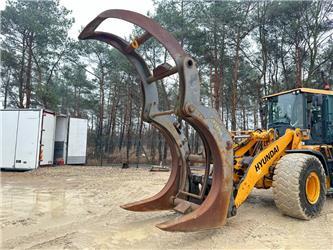 Log grapple suited for Volvo L120 L150 L220 trees logs