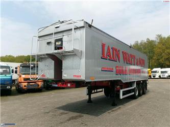Montracon Tipper trailer alu 55 m3 + tarpaulin