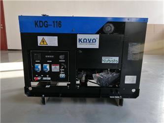 Kubota powered diesel generator J116
