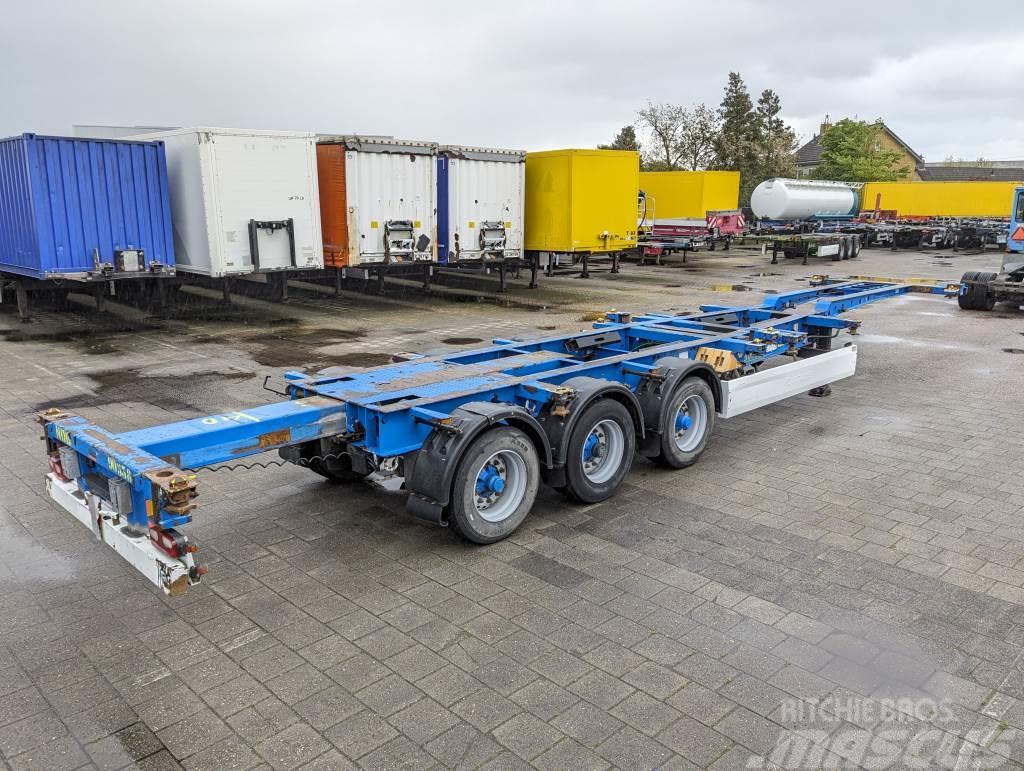 Krone SD 27 3-Assen BPW - DrumBrakes- 5280kg - ALL Sorts Containerframe/Skiploader semi-trailers