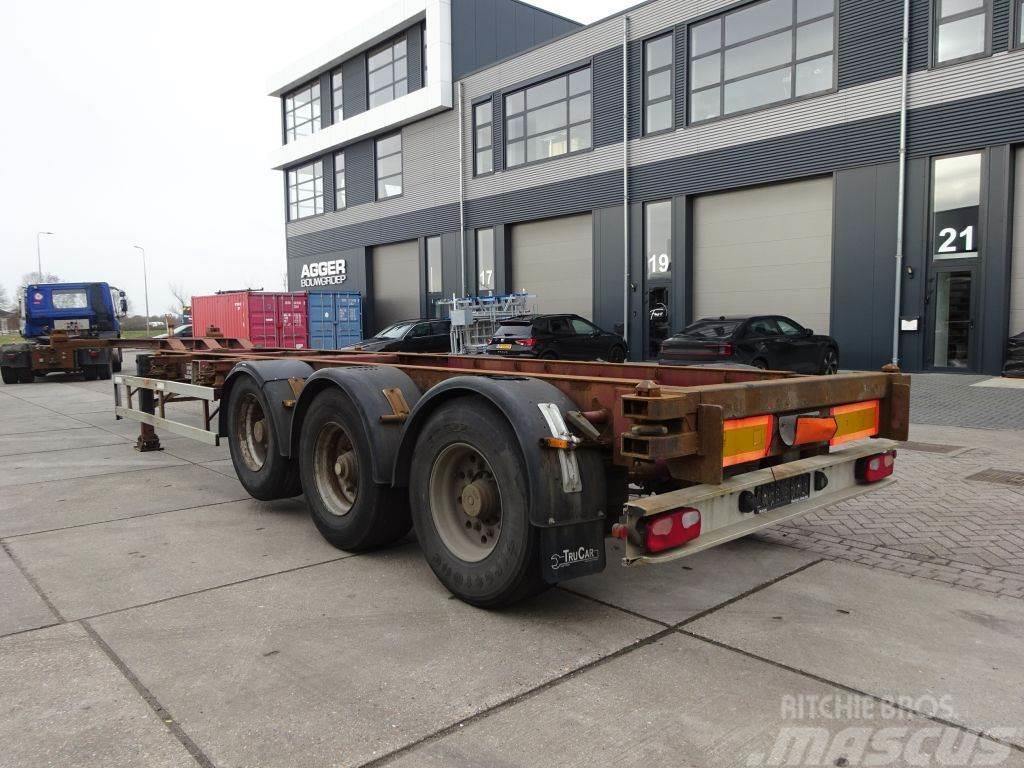 Renders Container Chassis / SAF + DRUM Containerframe/Skiploader semi-trailers