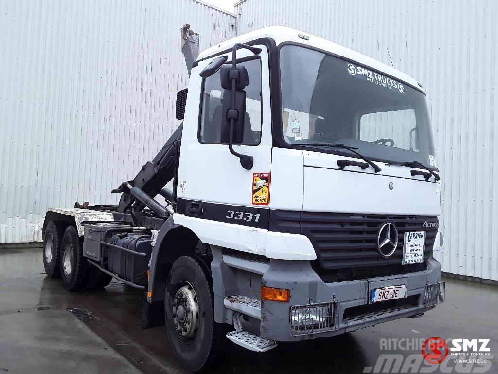 Mercedes-Benz Actros 3331 265 km manual Containerframe/Skiploader trucks