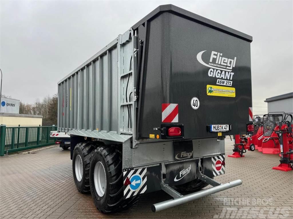 Fliegl Gigant ASW 271 Compact Fox Tandem Other farming trailers